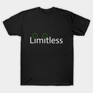 Limitless typographic artwork T-Shirt